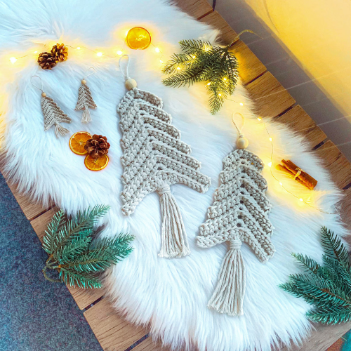 Tree Ornaments Crochet Pattern
